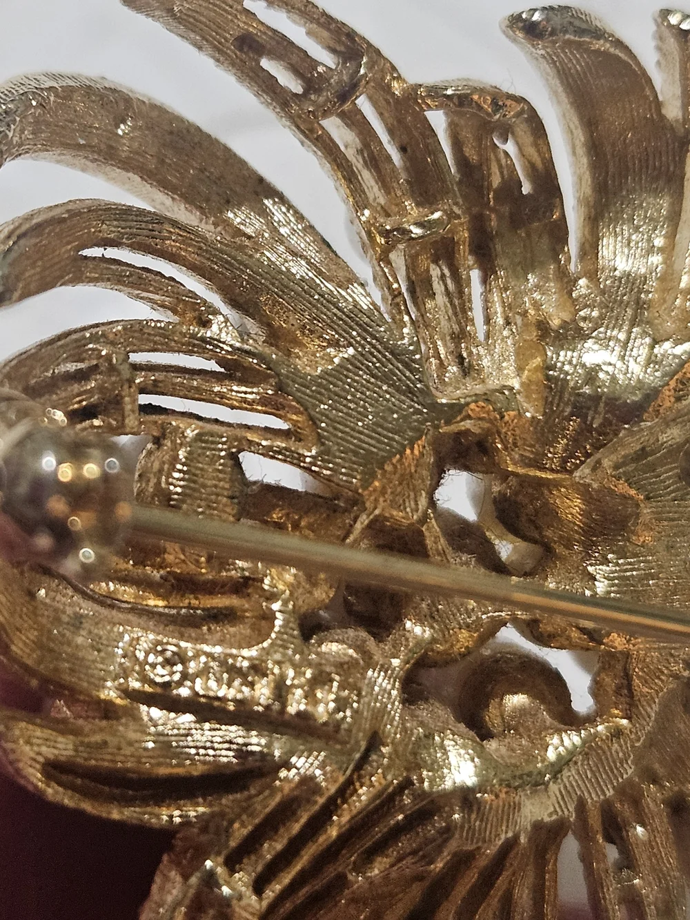Vintage 50's-60's Lisner Brooch Mid-Century Costume Jewelry